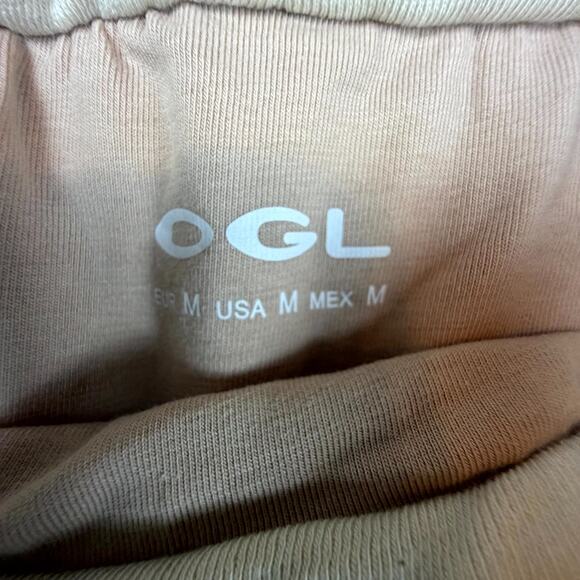 OGL Move Brami Top Women Medium Morning Mist Eco Mousse Off Shoulder Side Ruched - Picture 4 of 8